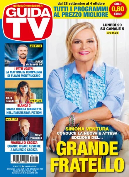 GuidaTV – 23 Settembre 2025 Cover