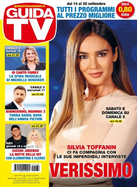 GuidaTV – 9 Settembre 2025 Cover