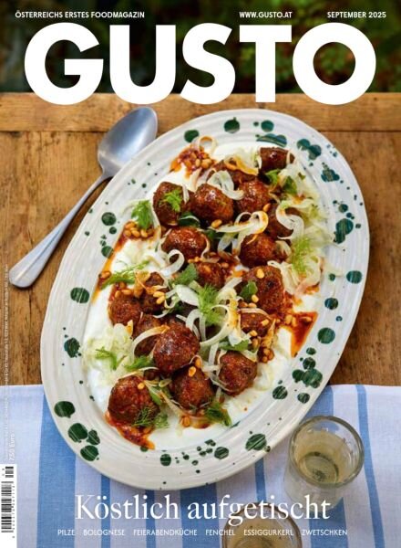Gusto Magazin – September 2025 Cover