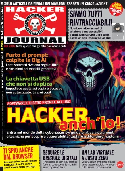 Hacker Journal – Ottobre-Novembre 2025 Cover