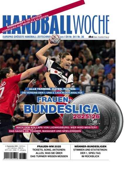 Handballwoche – 2 September 2025 Cover