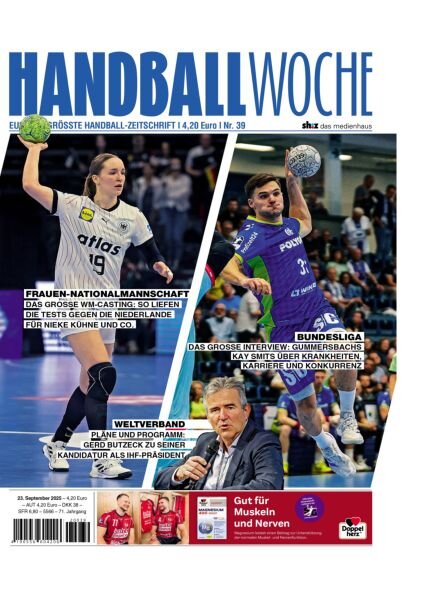 Handballwoche – 23 September 2025 Cover