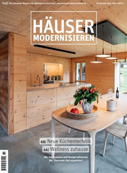 Hauser Modernisieren – September-November 2025 Cover