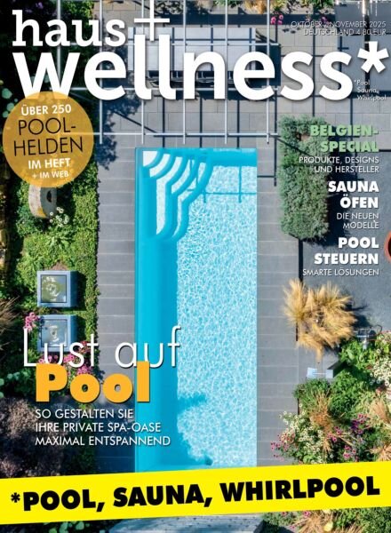 Haus+Wellness – Oktober-November 2025 Cover