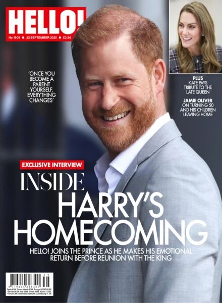 Hello! Magazine UK – 22 September 2025 Cover
