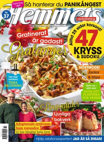 Hemmets Veckotidning – 10 September 2025 Cover