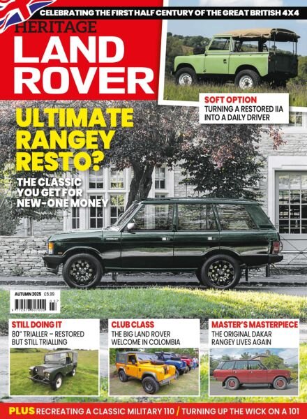 Heritage Land Rover – Autumn 2025 Cover