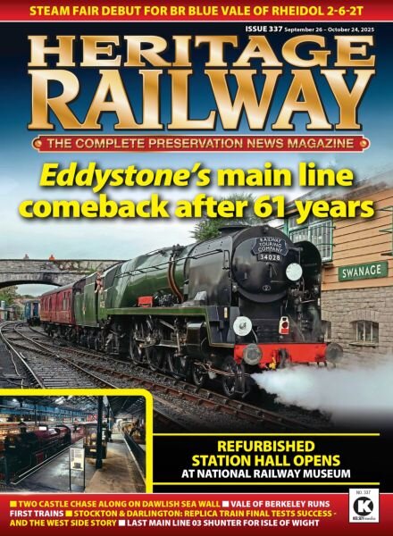 Heritage Railway – September 26 2025 Cover