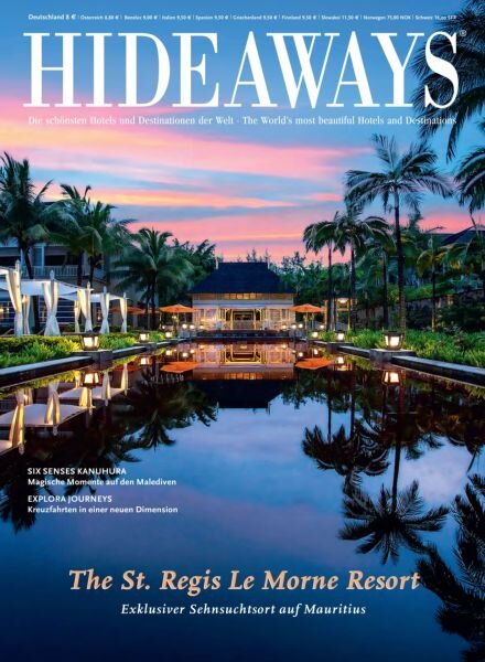 Hideaways Magazin – Heft 60 2025 Cover