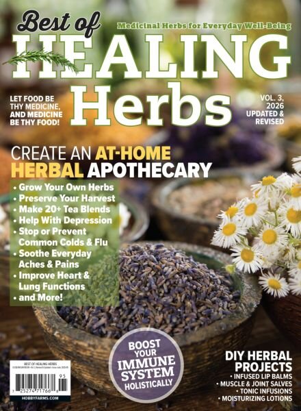 Hobby Farms – Best of Healing Herbs 2025 Cover