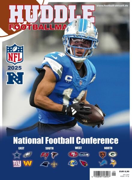 HUDDLE – NFL Preview 2025 NFC Cover