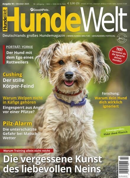 HundeWelt – Oktober 2025 Cover