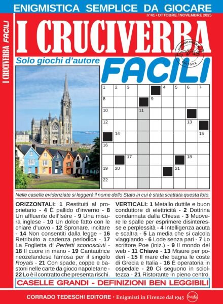 I Cruciverba Facili – Ottobre-Novembre 2025 Cover
