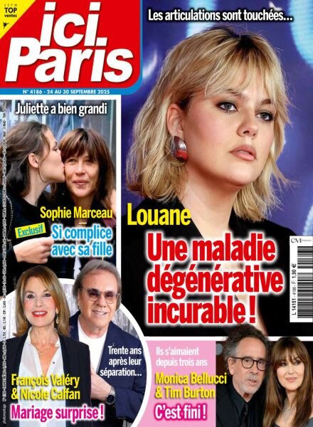 Ici Paris – 24 Septembre 2025 Cover
