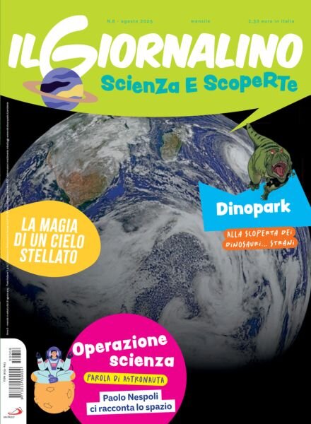 Il Giornalino Scienza e Scoperte – Agosto 2025 Cover