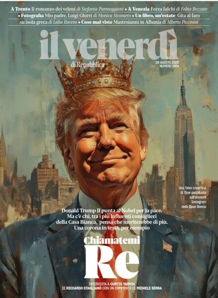 Il Venerdi di Repubblica – 29 Agosto 2025 Cover