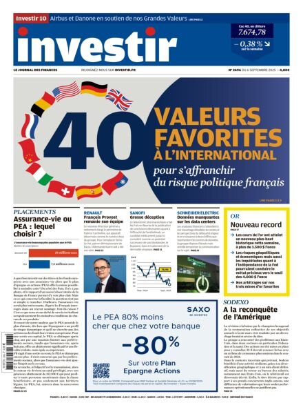 Investir – 6 Septembre 2025 Cover