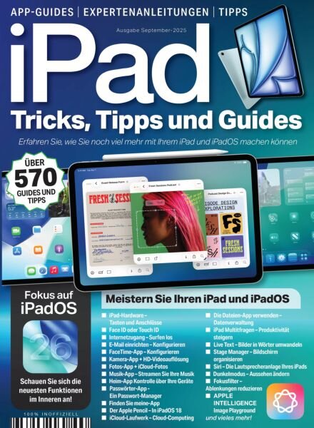 iPad Tricks Tipps und Guides – September 2025 Cover