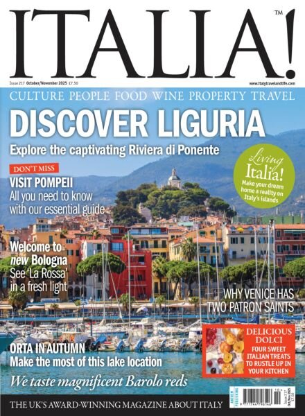 Italia! Magazine – October-November 2025 Cover