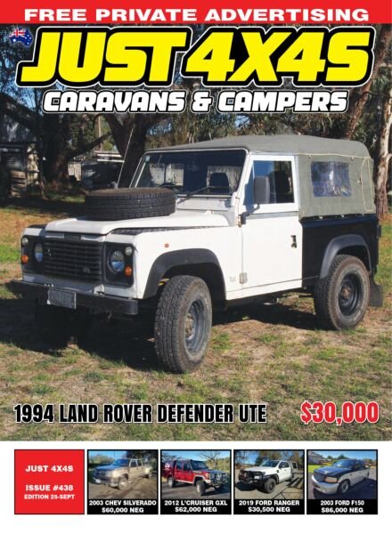 Just 4x4s Caravans & Campers – Issue 438 2025 Cover