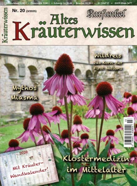 Karfunkel Altes Krauterwissen – Nr 20 2025 Cover