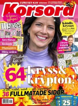 Korsord – 8 September 2025