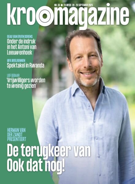 KRO Magazine – 16 September 2025 Cover