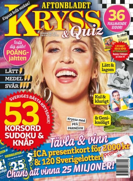 Kryss & Quiz – 8 September 2025 Cover