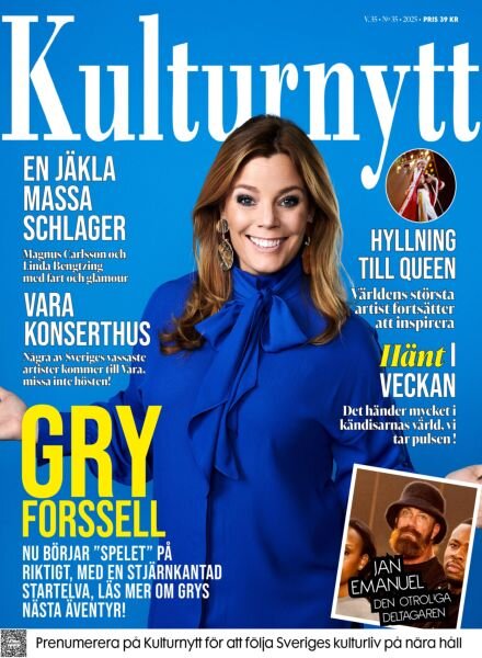 Kulturnytt – 29 Augusti 2025 Cover