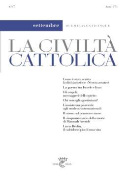 La Civilta Cattolica – Settembre 2025