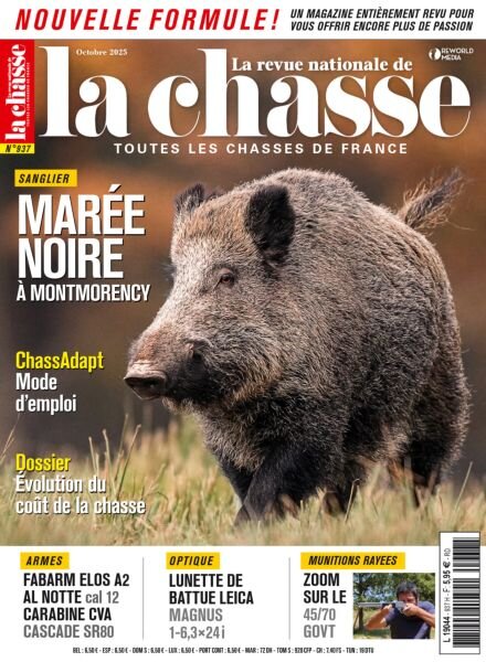 La Revue nationale de La chasse – Octobre 2025 Cover