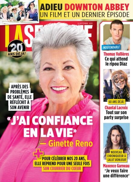 La Semaine – 12 Septembre 2025 Cover