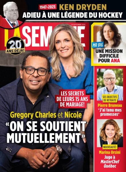 La Semaine – 19 Septembre 2025 Cover