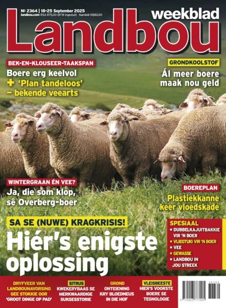 Landbouweekblad – 18 September 2025 Cover
