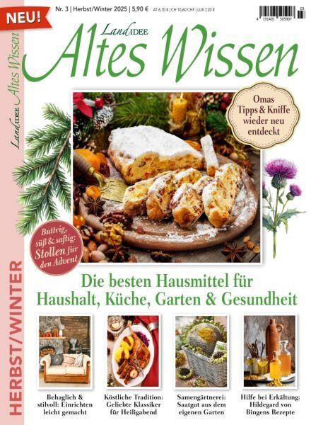LandIDEE Altes Wissen – Herbst-Winter 2025 Cover