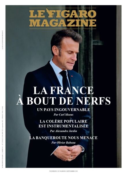 Le Figaro Magazine – 5 Septembre 2025 Cover