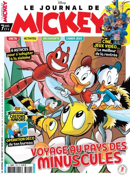 Le Journal de Mickey – 3 Septembre 2025 Cover
