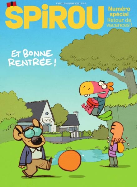 Le Journal de Spirou – 3 Septembre 2025 Cover