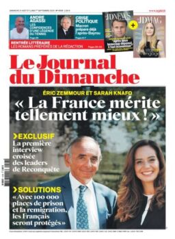 Le Journal du dimanche – 31 Aout 2025