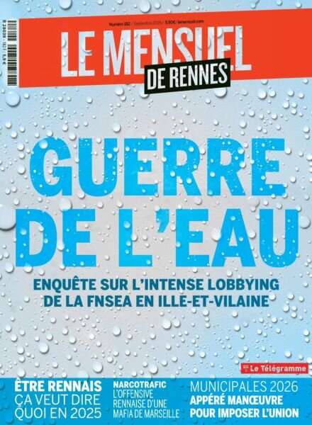 Le Mensuel de Rennes – Septembre 2025 Cover