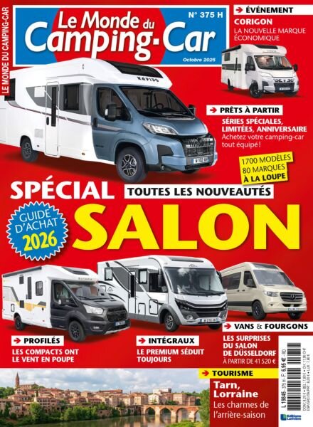 Le Monde du Camping-Car – Octobre 2025 Cover