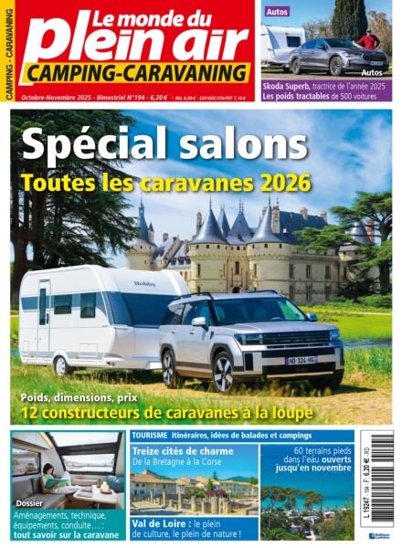 Le Monde du Plein-Air – Octobre-Novembre 2025 Cover