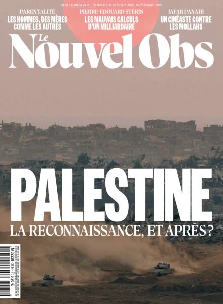 Le Nouvel Obs – 25 Septembre 2025 Cover