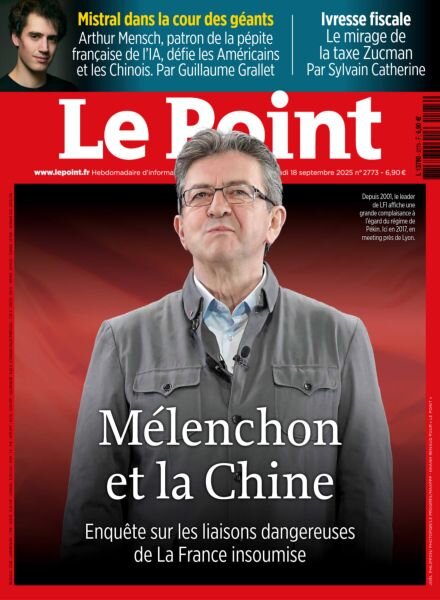 Le Point – 18 Septembre 2025 Cover