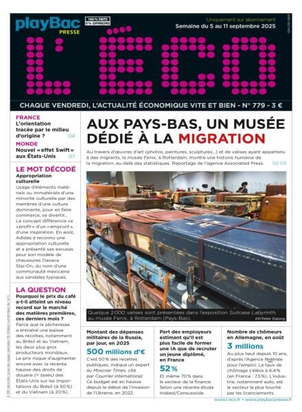 L’eCO – 5 Septembre 2025 Cover