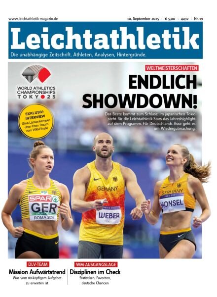 Leichtathletik – 10 September 2025 Cover