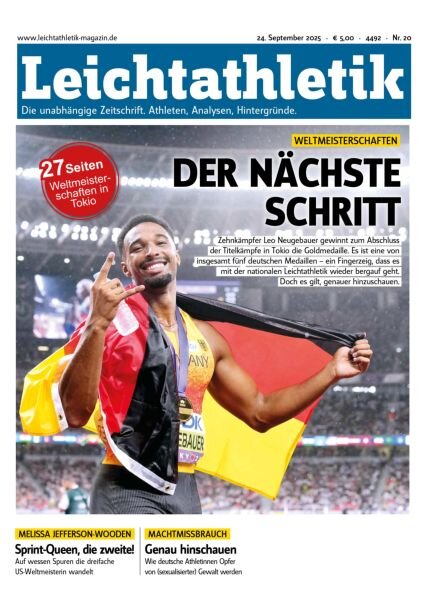 Leichtathletik – 24 September 2025 Cover