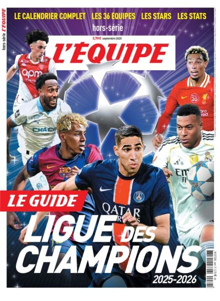 L’Equipe – Hors-Serie N 84 – Septembre 2025 Cover