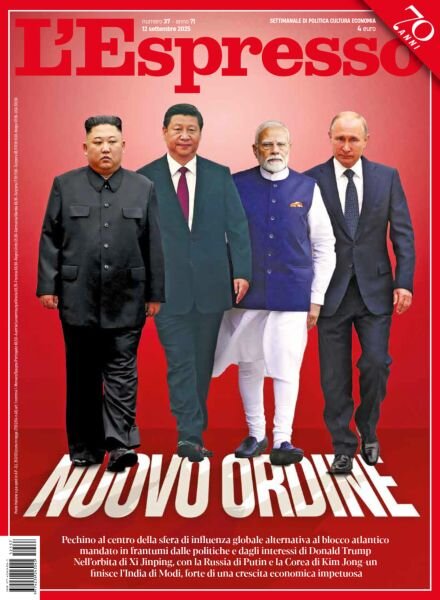 L’Espresso – 12 Settembre 2025 Cover