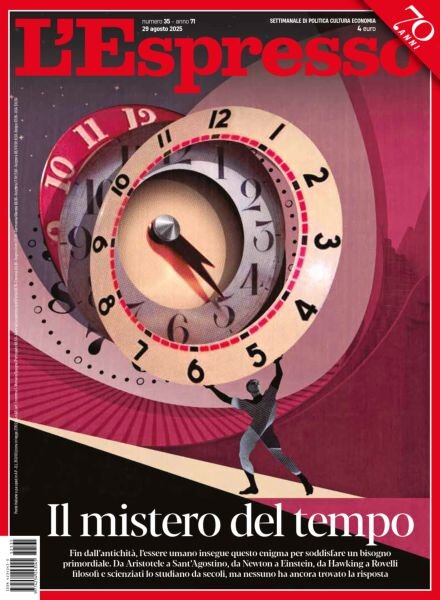 L’Espresso – 29 Agosto 2025 Cover